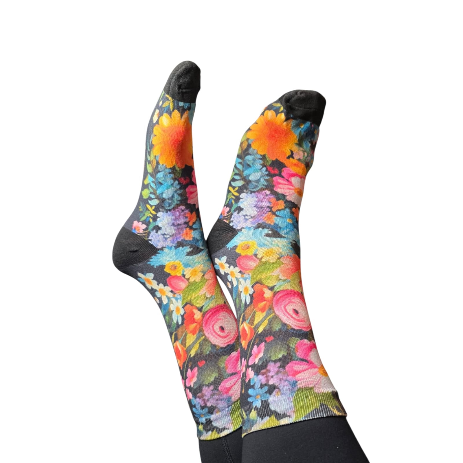 Cool socks floral