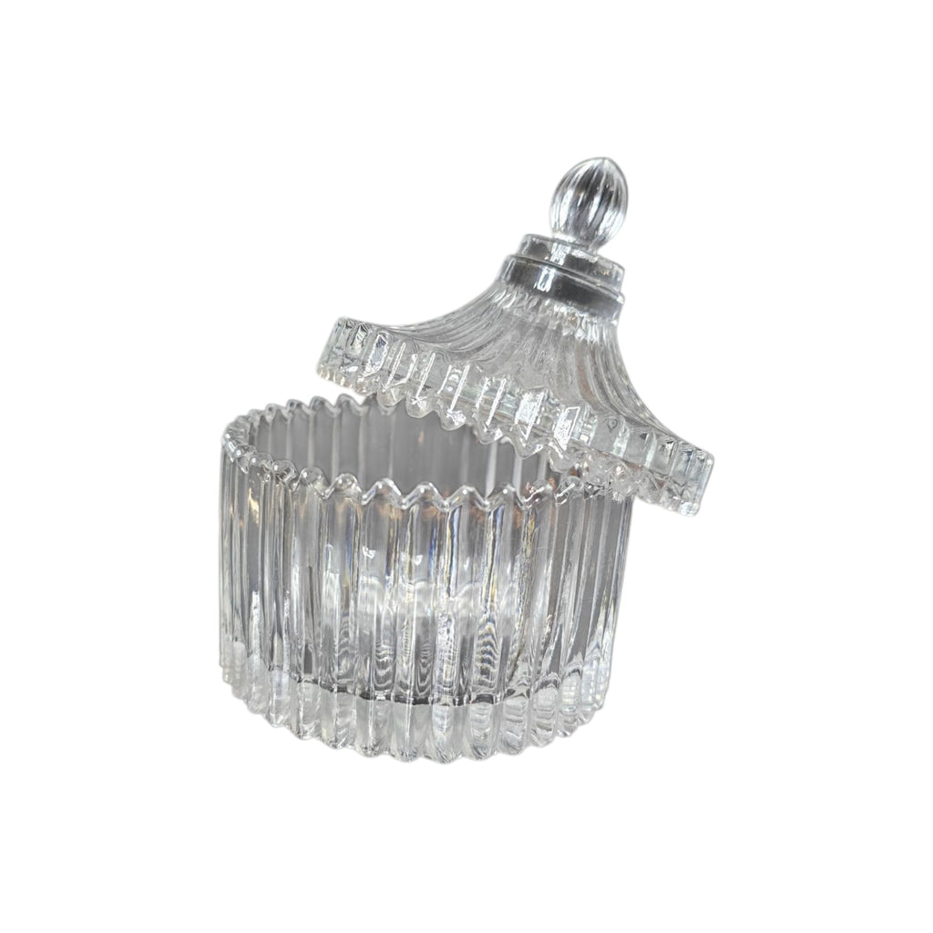 Chrystal glass pot small