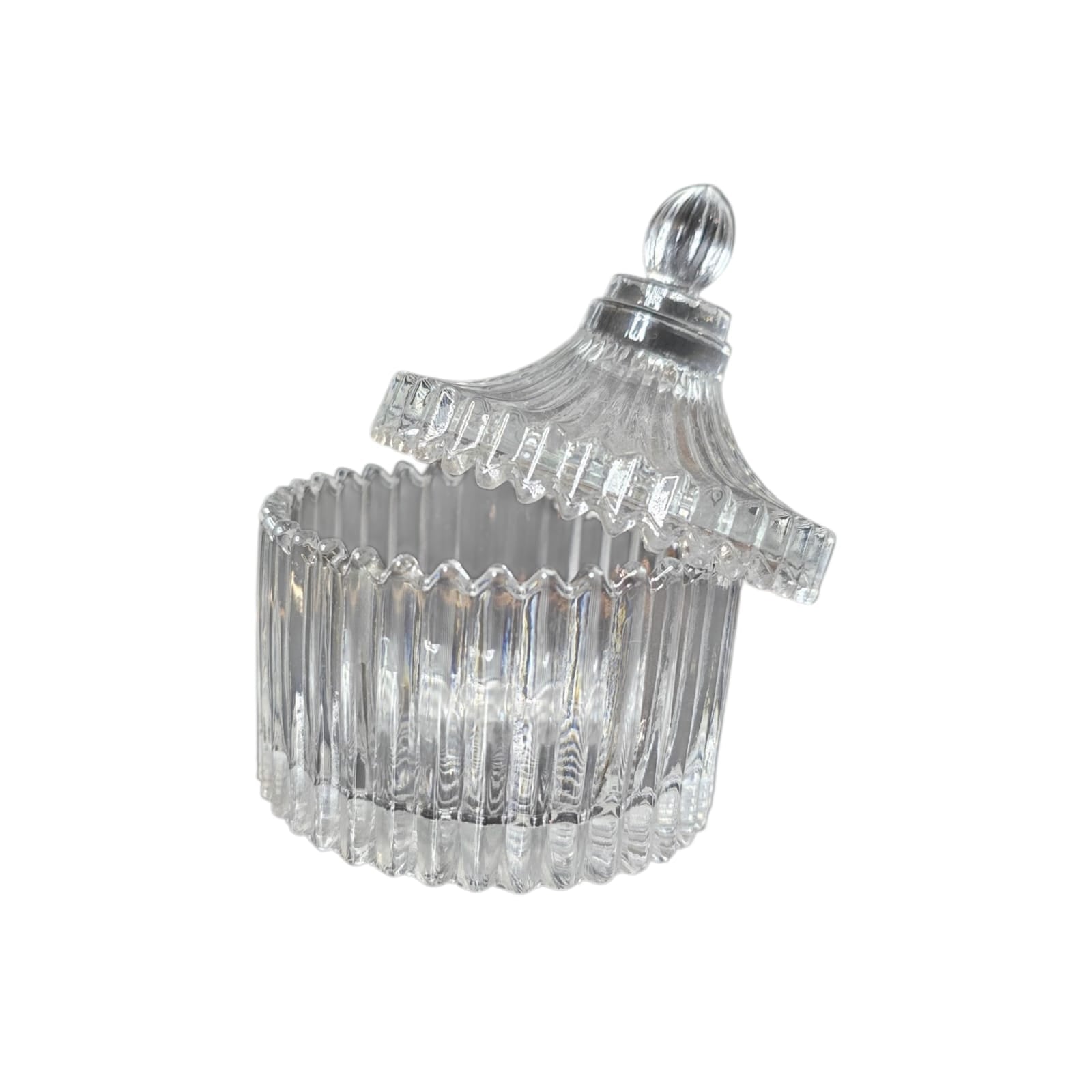 Chrystal glass pot small
