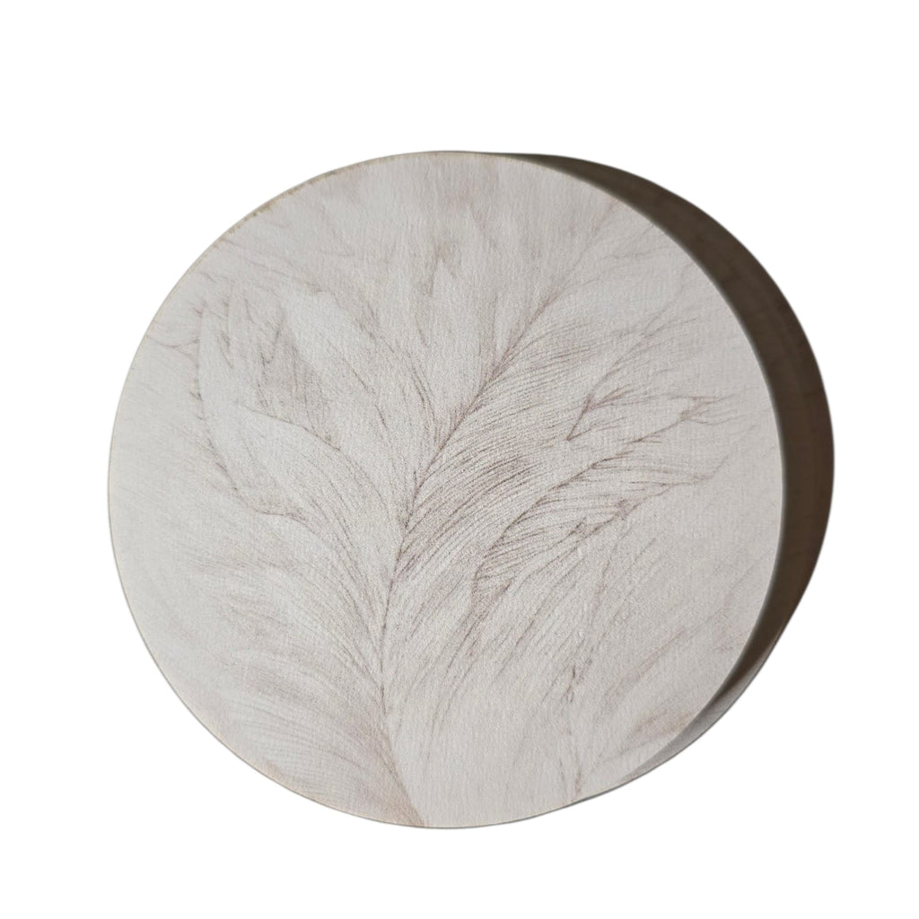 Coasters - feathers (pack of 6)
