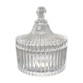 Chrystal glass pot large