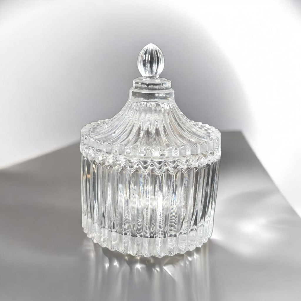 Chrystal glass pot small