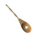 white stripe wooden spoon