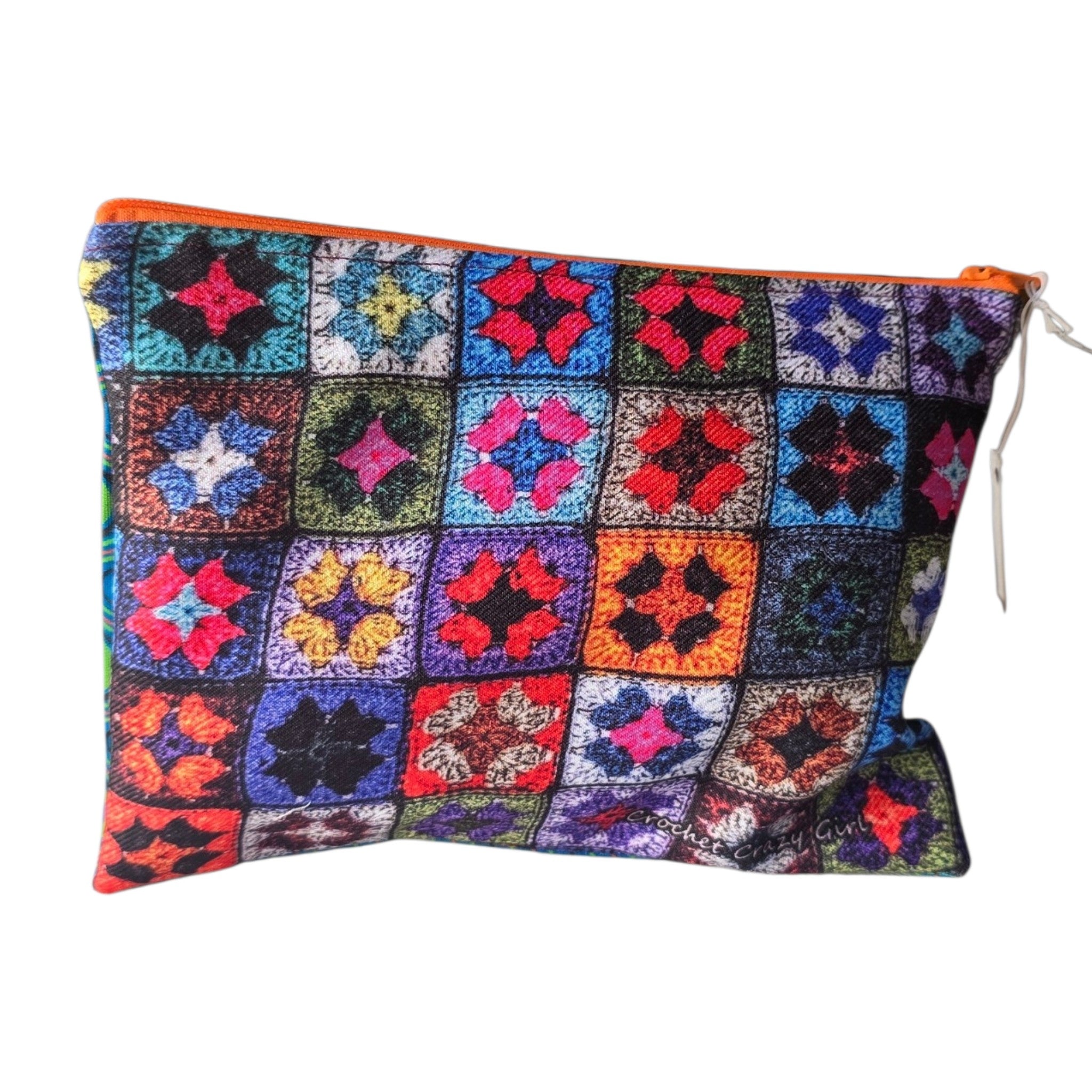 patterned fabric pouch