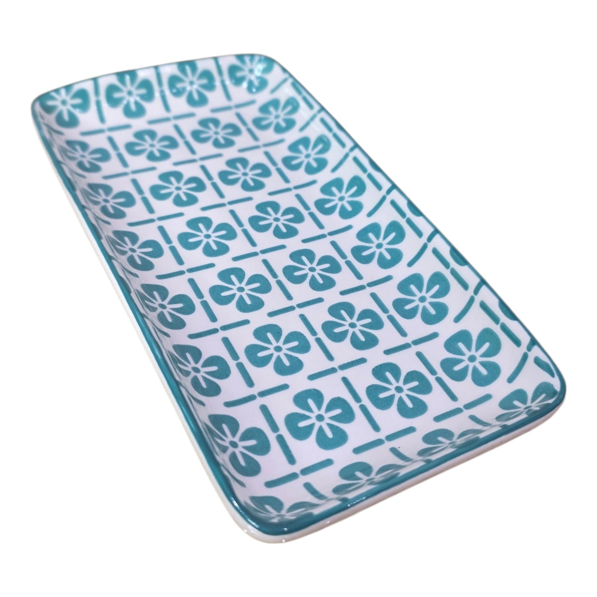Ceramic rectangular plate