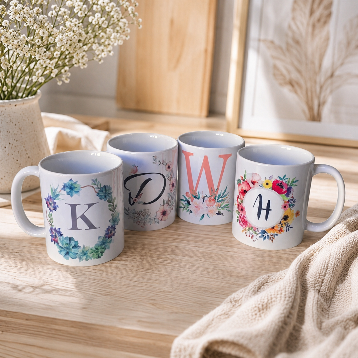 Initial mugs
