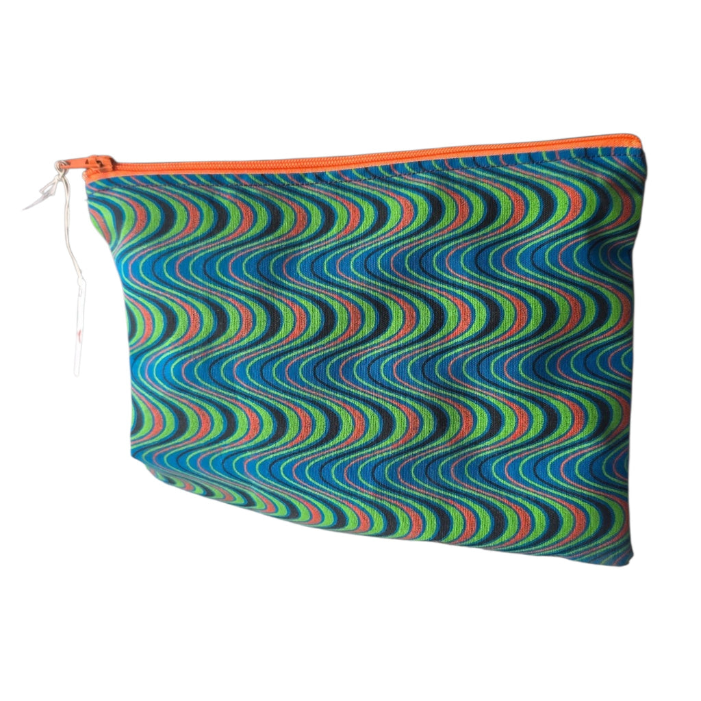 patterned fabric pouch