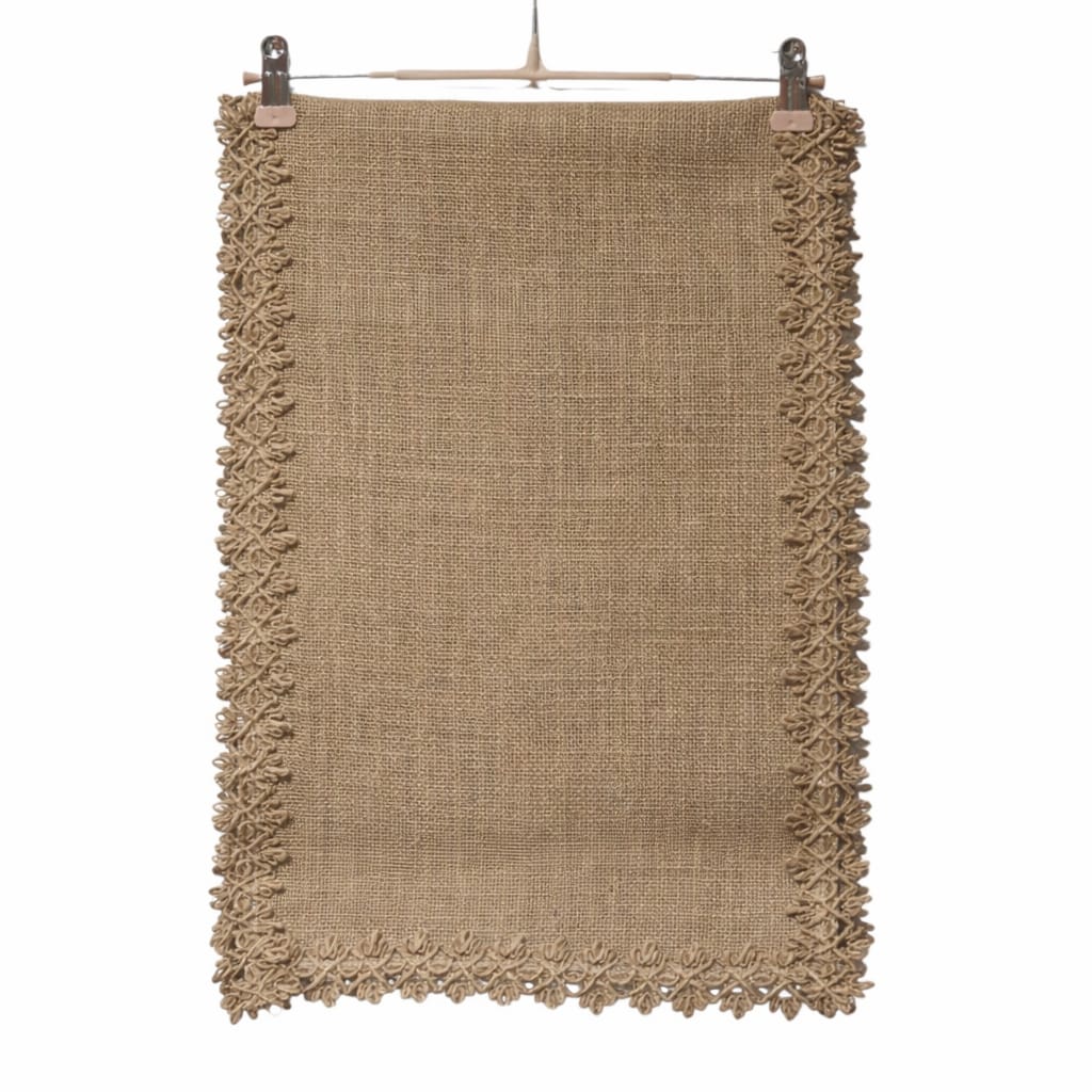 Table runner burlap