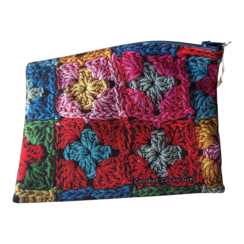 patterned fabric pouch