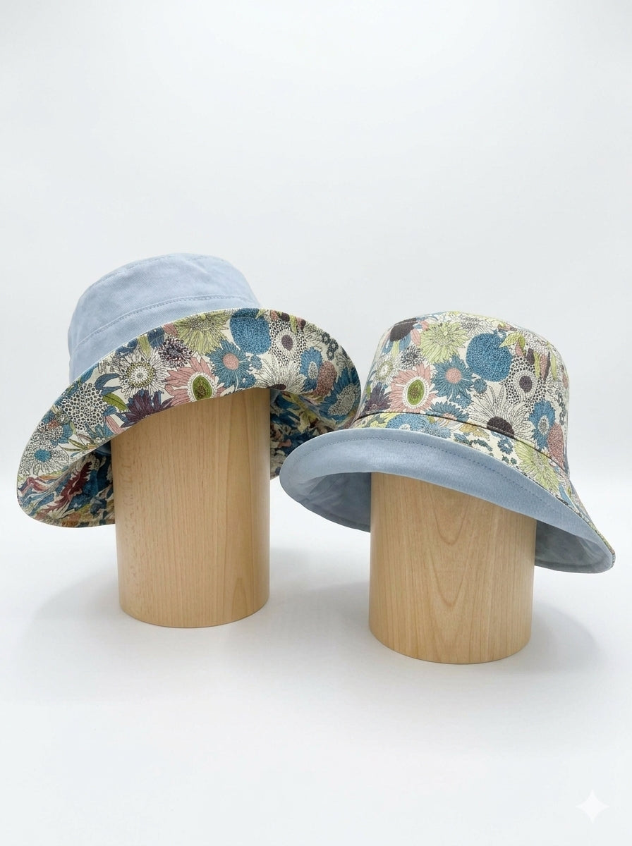 Flower hats reversible