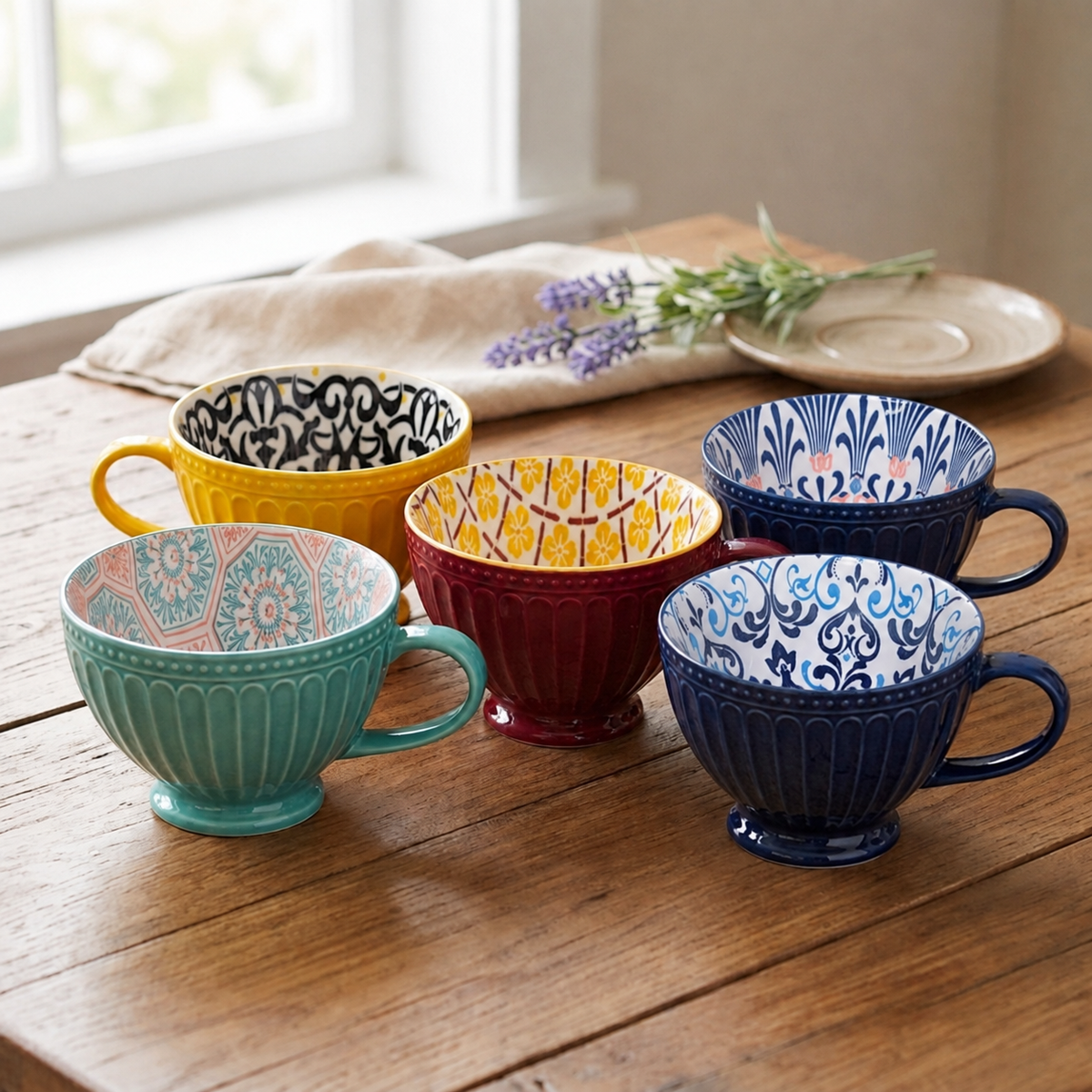 Pattern mugs