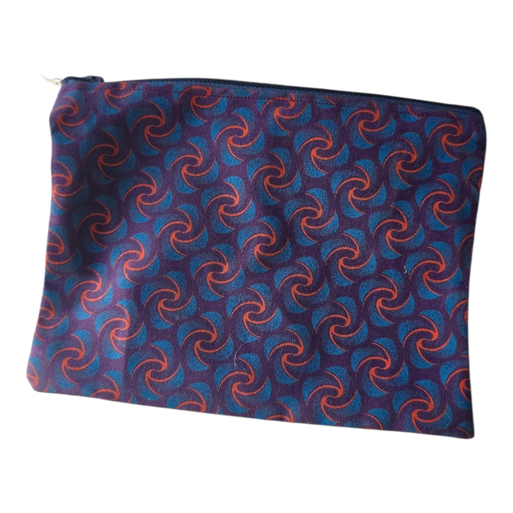 patterned fabric pouch