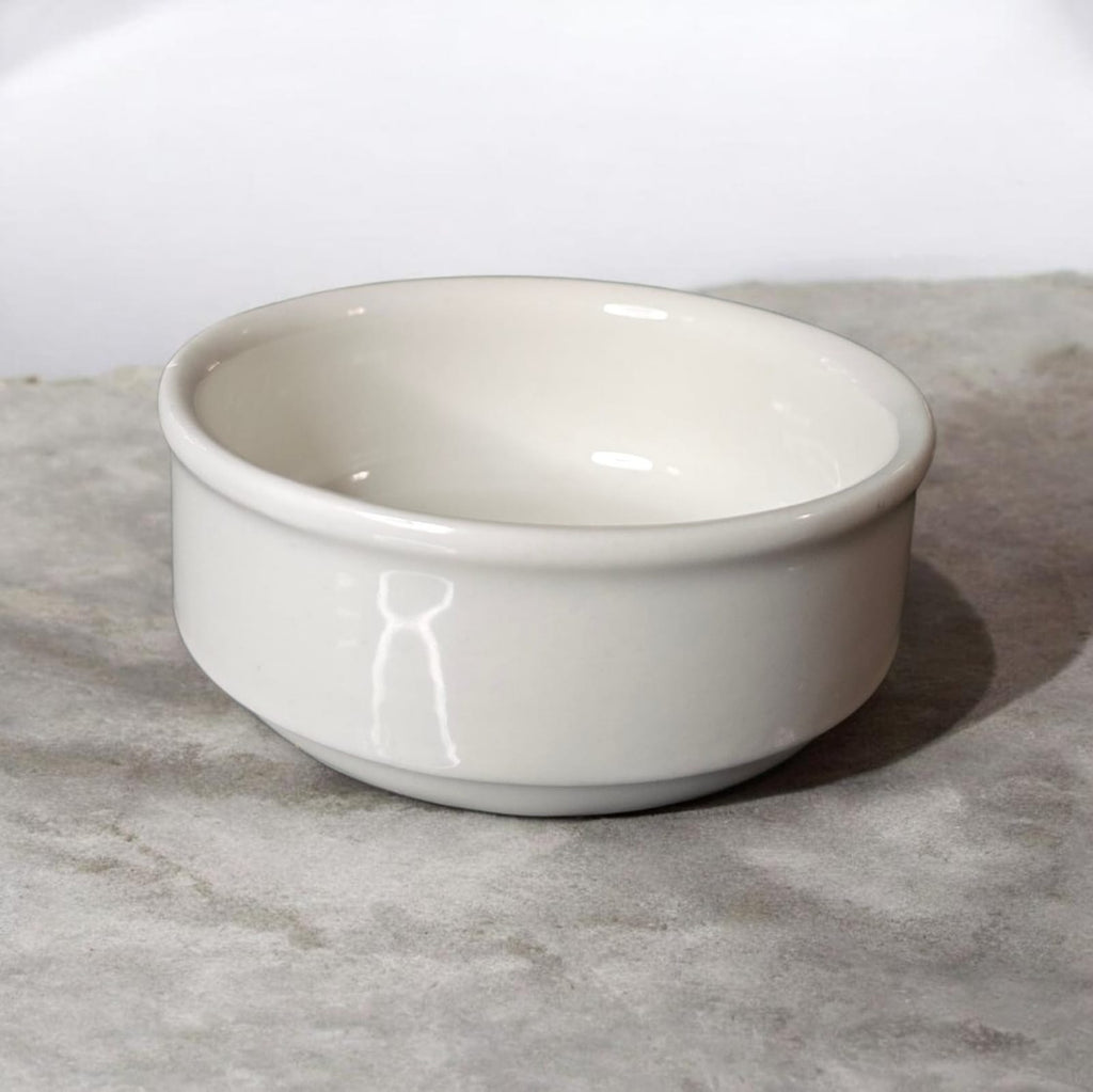 white round sauce bowl small